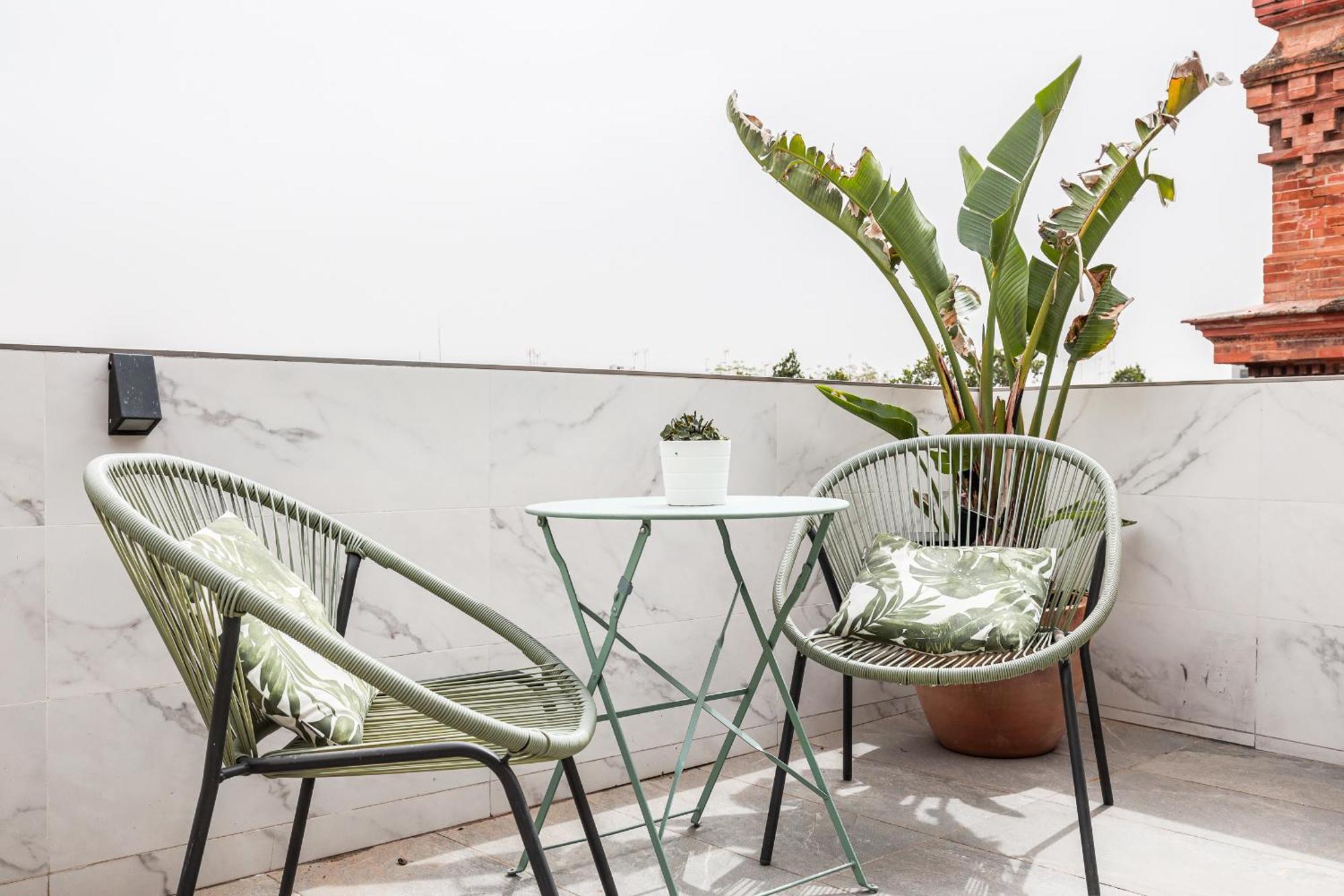 Appartement Fantastico Atico 2 Hab Y Gran Terraza Privada à Séville Extérieur photo