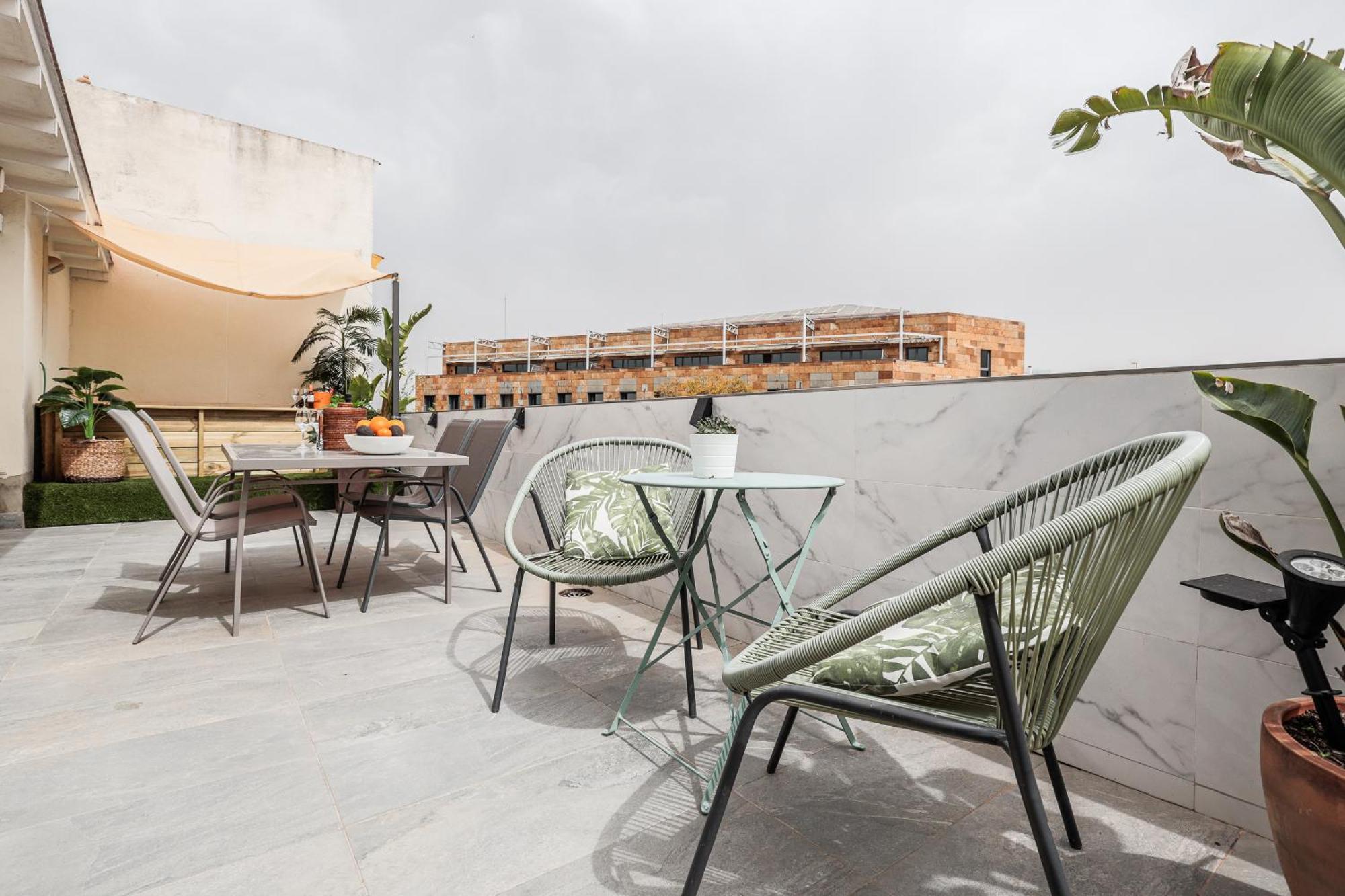 Appartement Fantastico Atico 2 Hab Y Gran Terraza Privada à Séville Extérieur photo